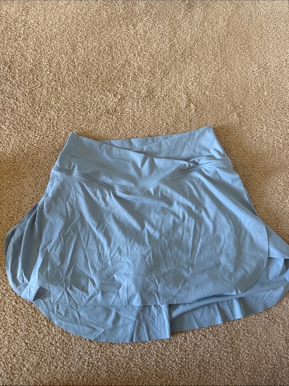 HALARA Light Blue Asymmetrical Skirt
